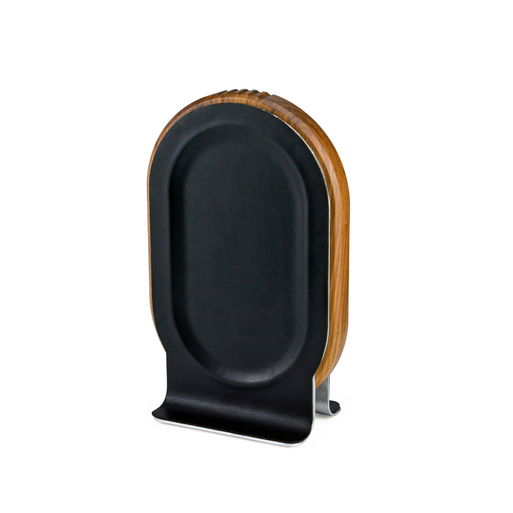 Stand audífonos madera/cuero