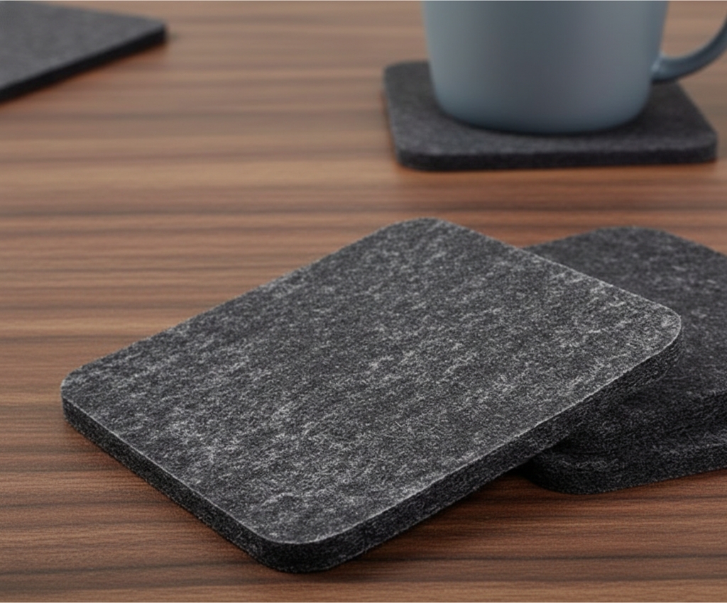 Posavasos de fieltro