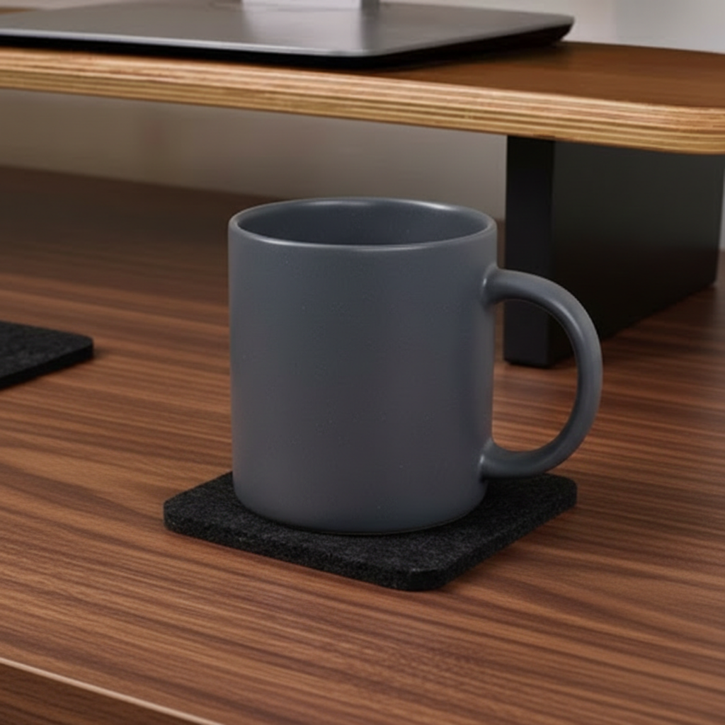 Posavasos de fieltro