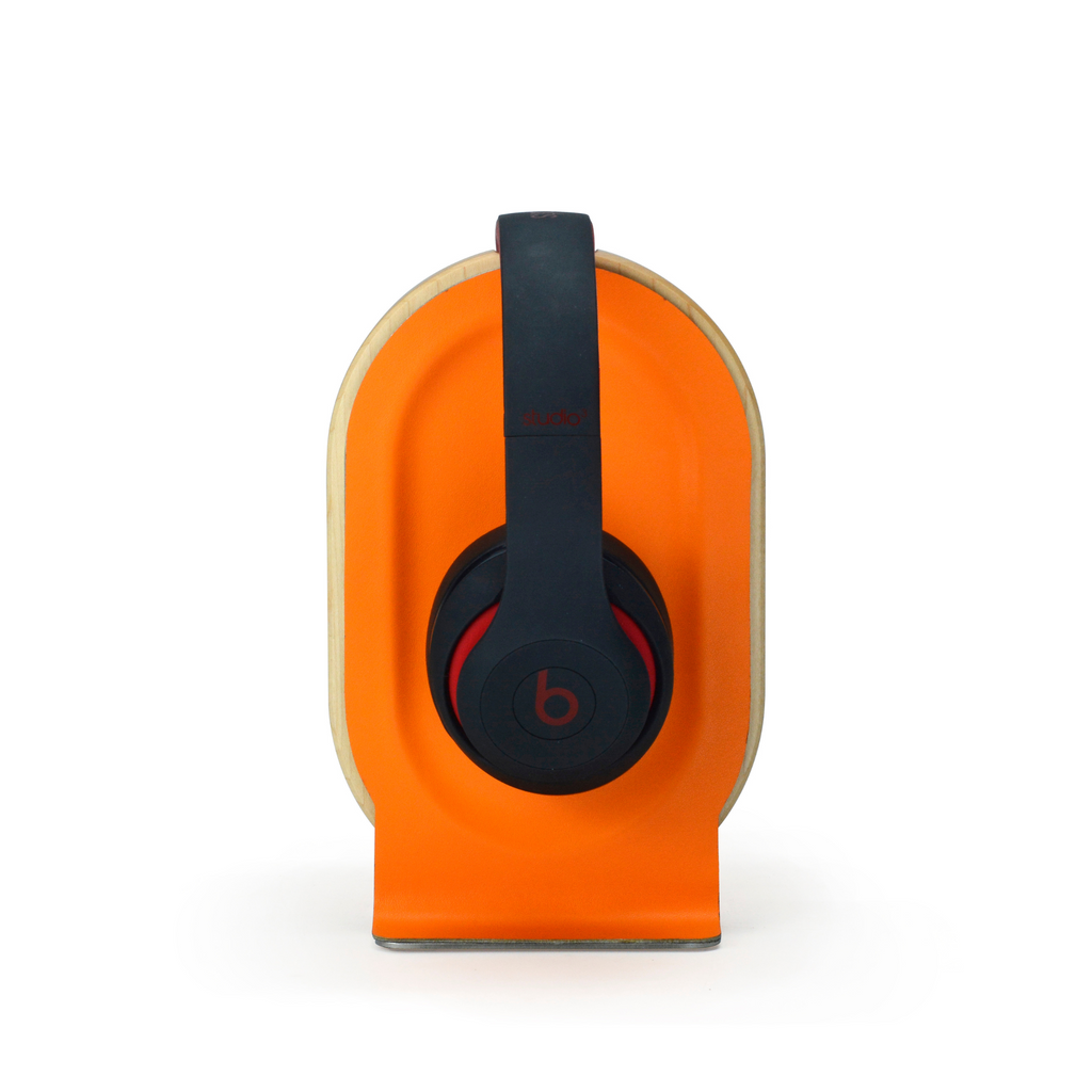 Stand audífonos madera/cuero